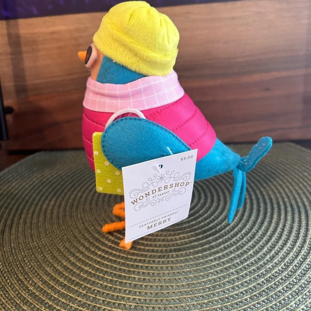 Target Wondershop Featherly Friends Christmas 2024 MINI Bird Merry New with tags